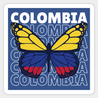 I Love Colombia // Colombian Flag // Colombia Pride Sticker